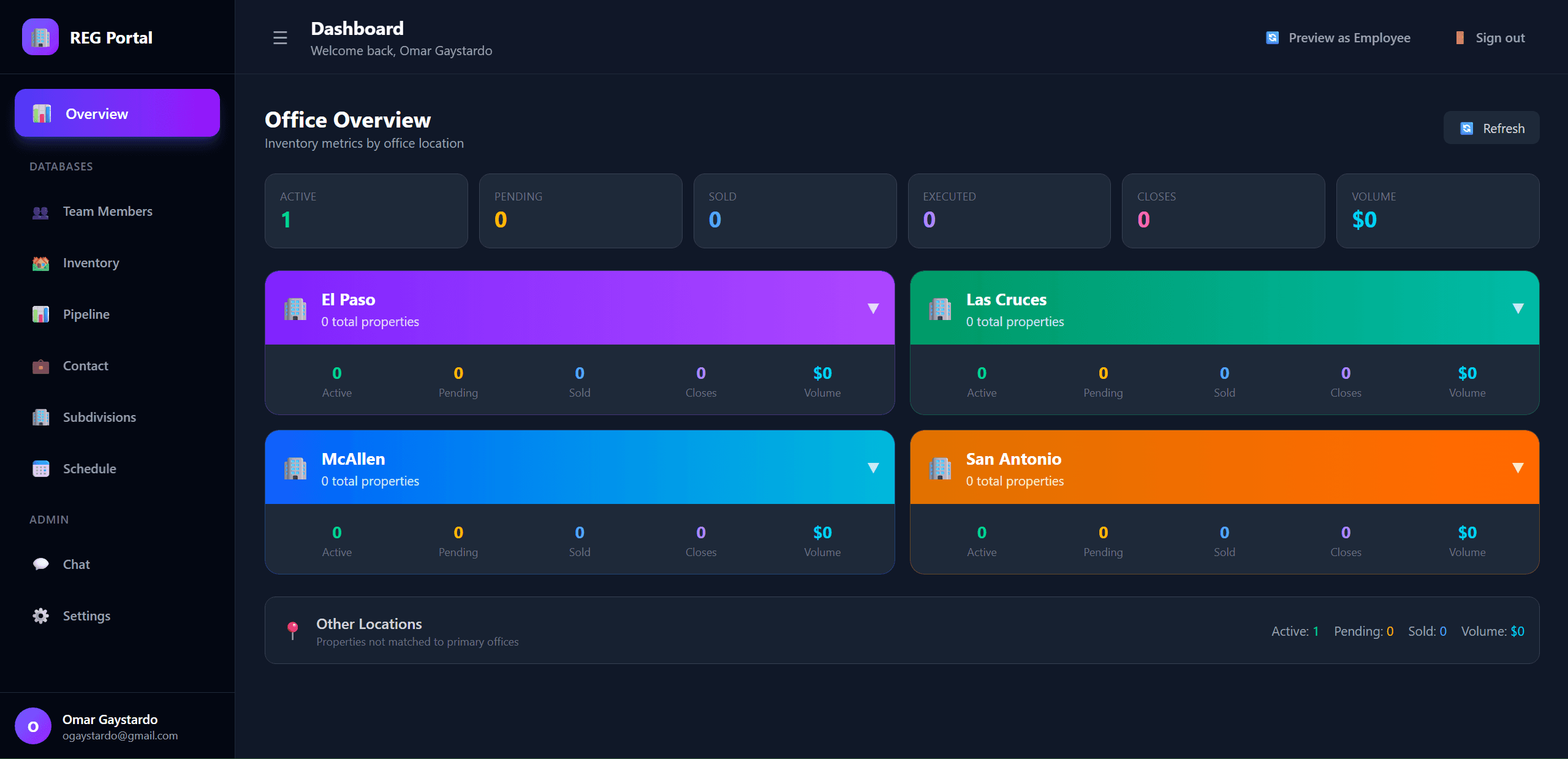 REGOS - Real Estate Operating System screenshot 1